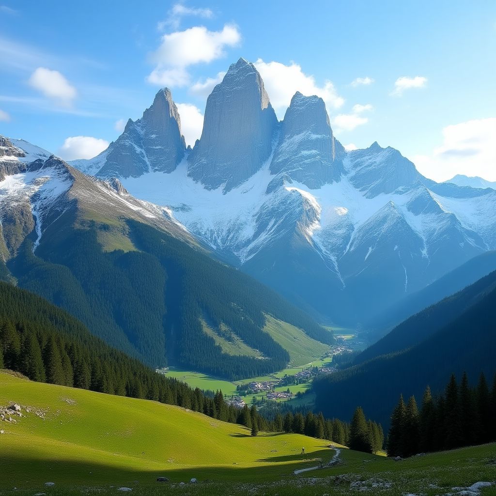 Montañas de Picos de Europa en Asturias