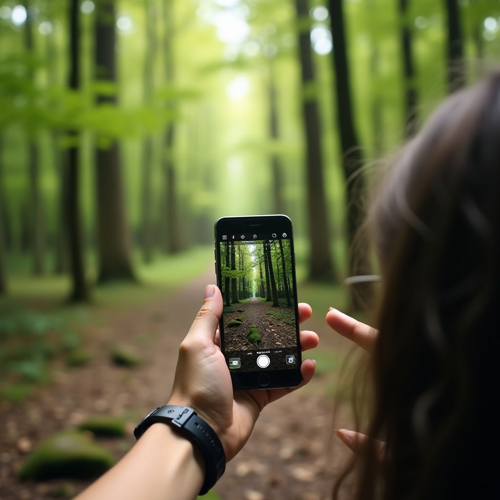 Aplicación de realidad aumentada en la naturaleza